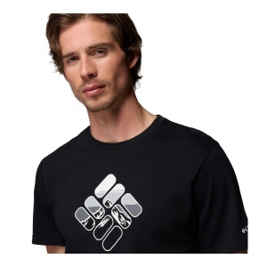 Tricou Barbati Columbia Parsons Point™ Short Sleeve Logo Black - Img 3