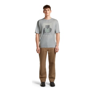 Tricou Barbati Icebreaker 150 Tech Lite Relaxed Mountain Shift Gri - Img 3
