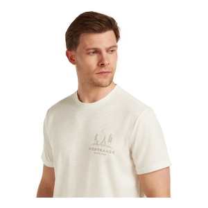 Tricou Barbati Icebreaker Merino 150 Tech Lite Peaceful Pass Gri - Img 4
