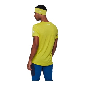 Tricou Barbati Mammut Tree Wool FL Galben - Img 3