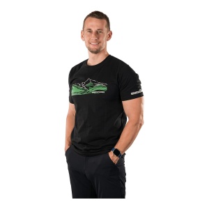 Tricou Barbati Northfinder Organic Cotton Regular Fit Barto Black - Img 2