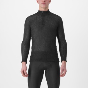 Tricou Castelli Cold Day 2nd Layer - negru | izolație termică superioară