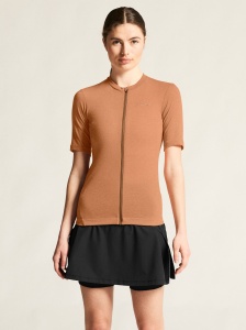 Tricou ciclism Craft Everyday Wool SS Jersey damă - caramel - Img 2