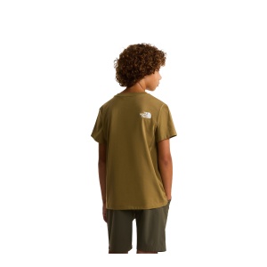 Tricou Copii The North Face Mountain Night Relaxed Graphic Brown - Img 4