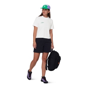Tricou Femei Mammut Base Cropped Glacier Alb - Img 7