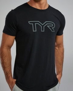 Tricou tehnic TYR Ultrasoft Lightweight - negru | confortabil și durabil - Img 8