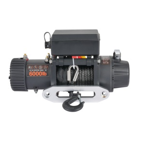 Troliu electric auto EMD Winch 6000lbs (2722kg), 12V, cablu sintetic, 15m, raport 173:1 - Img 2