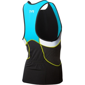 TYR Competitor top triatlon barbati negru-albastru-galben - Img 2