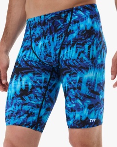 TYR - costum inot barbati tip jammer - Durafast Lite Jammer Seismo - Blue - 28 (S) - Img 9