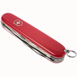Victorinox - briceag camper, 13 functii - argintiu rosu - Img 3