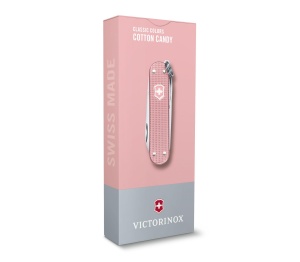 Victorinox - briceag clasic gama Alox - roz deschis bomboana - Img 4