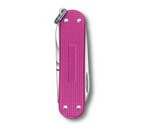Victorinox - briceag clasic gama Alox - roz intens flamingo party - Img 3