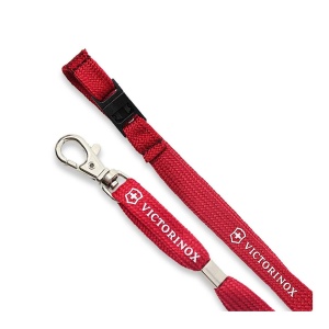 Victorinox - snur textil cu carabina pentru briceag - rosu - Img 2
