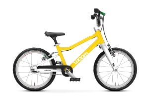 Woom 3 Go Automagic - bicicleta copii 16" - galben vibrant