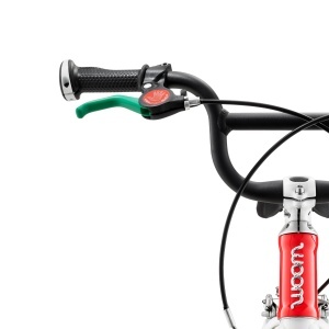 Woom - bicicleta copii 16" Woom 3 AUTOMAGIC, varsta recomandata 4-6 ani (105-120cm) - 6 kg - rosu intens alb - Img 3