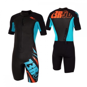 Z3R0D - costum neopren unisex swimrun SWR START wetsuit - negru albastru - Img 10