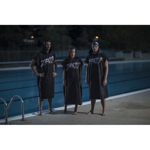 Z3R0D - Prosop tip poncho TRANSITION towel - negru armada - Img 5