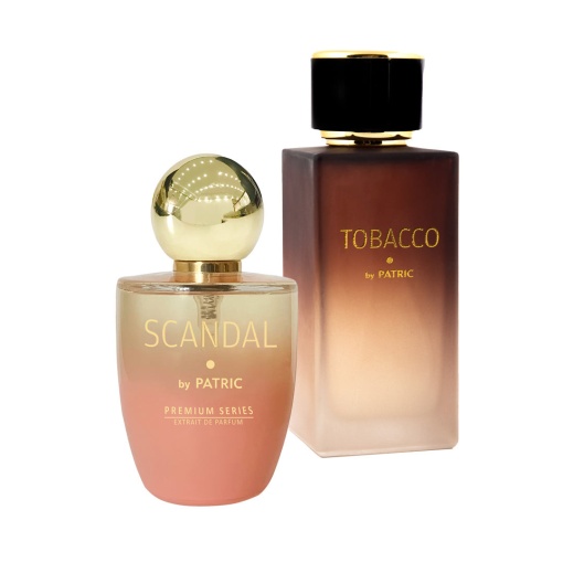 Опаковка от 2 парфюма, Scandal от Patric и Tobacco от Patric, 100 мл
