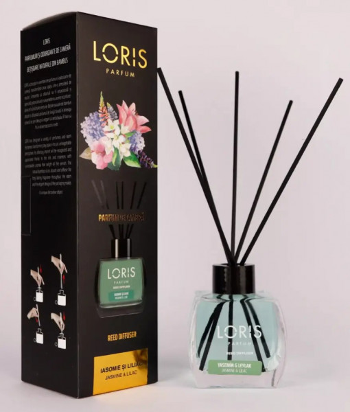 Освежител на въздуха в стаята - Loris Жасмин и люляк - 120ml