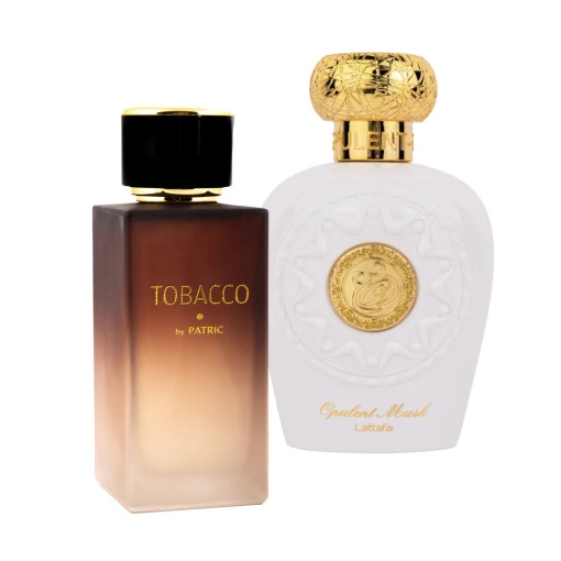 Опаковка от 2 аромата Opulent Musk 100 ml и Tobacco by Patric 100 ml