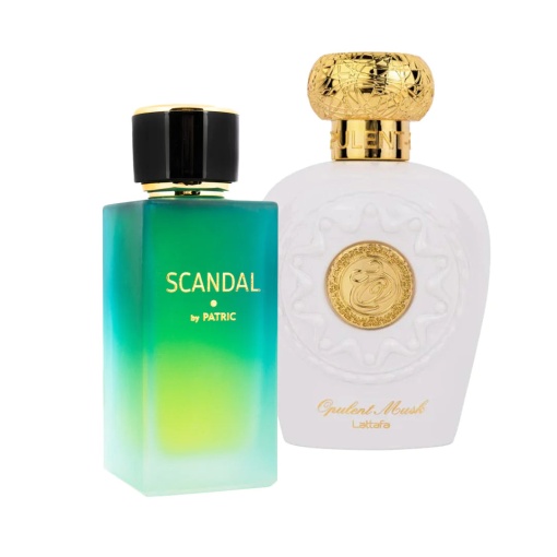 2 опаковки парфюм Opulent Musk 100 ml и Scandal by Patric 100 ml