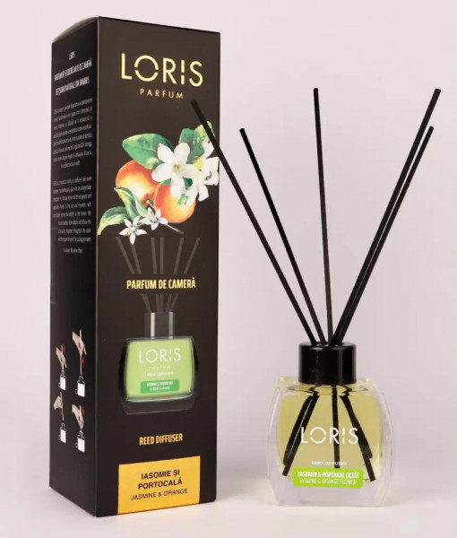 Освежител на въздуха в стаята - Loris Жасмин и портокал - 120ml