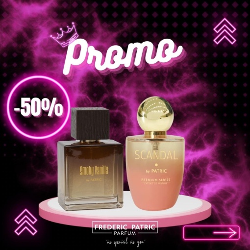 Пакет 2 парфюма, Scandal women и Smoky Vanilla от Patric, 100ml