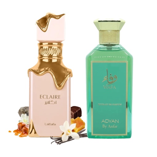 Pachet 2 produse, Eclaire Lattafa si Wafa by Adyan, 100 ml