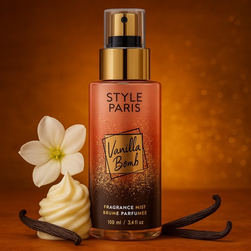 Spray de corp Vanilla Bomb - Style Paris, 100 ml
