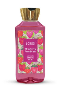 Душ-гел - Loris Strawberry Pound Cake - 295ml - Img 1