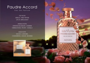 Опаковка от 2 продукта, Lattafa Fakhar Woman и Poudre Accord от Adyan, 100 ml - Img 2