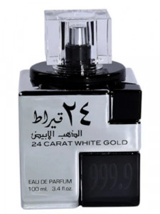 24 Carat White Gold Arabic Perfume, Lattafa, парфюмна вода 100 мл, за мъже - Img 2