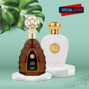 Pachet 2 parfumuri, The Charm by Adyan si Opulent Musk by Lattafa, 100 ml - Img 5