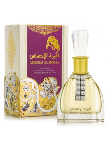Парфюмна вода Ameerat Al Ehsaas, Ard Al Zaafaran, за жени - 100 мл - вдъхновена от Crystal Noir на Versace - Img 5