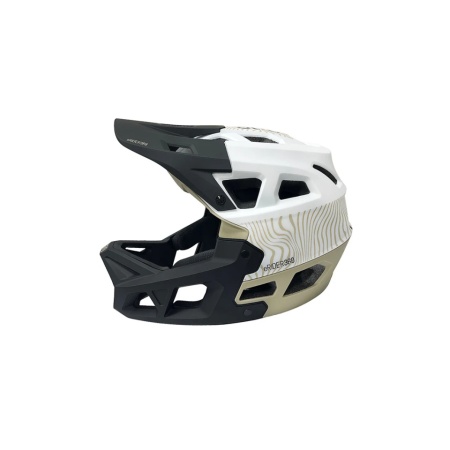 Casca full-face Integra Sport white - Military Green L (59-61 cm) - Img 2
