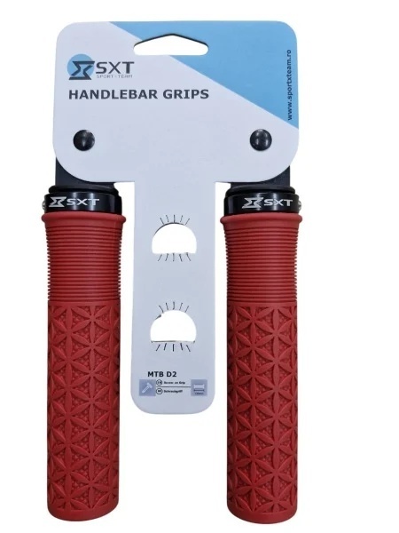 MANSOANE MTB SXT ZN-047 - 130 MM LOCK-ON ROSU CALIFORNIA - Img 2
