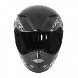 Casca Force Downhill Junior negru mat, S-M - Img 3