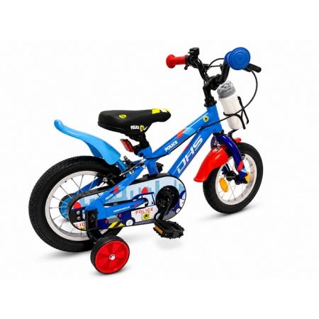 Bicicleta Copii DHS Police - 12 Inch, Albastru - Img 3