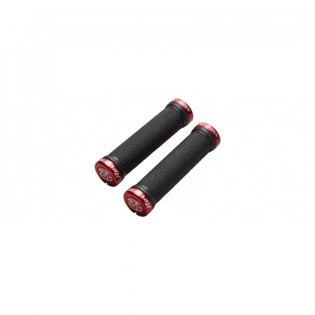 Mansoane Reverse R-Shock Lock On 29x130mm negru/rosu