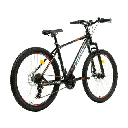 Bicicleta Mtb Dhs 2605 - 26 inch, M, Negru/Rosu  - Img 2