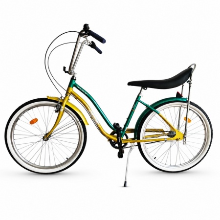 Bicicleta Oras Pegas Strada 2 - 26 inch, M, Auriu/Verde  - Img 3
