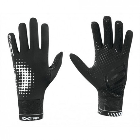 Manusi Copii Force Extra primavara/toamna negre XL