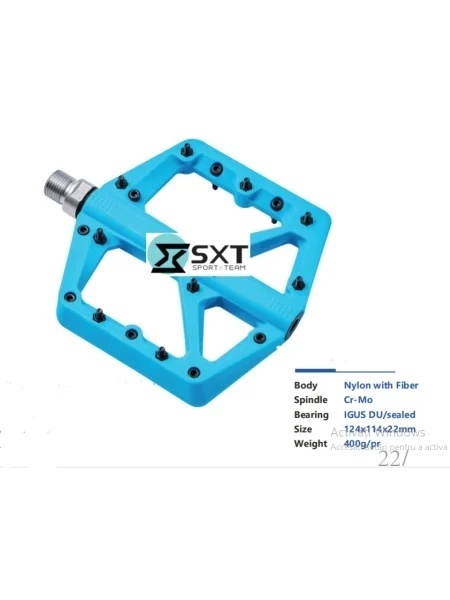 PEDALE SXT N-13 NYLON-FIBER CYAN - Img 2
