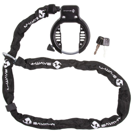 Antifurt Cadru cu Cheie si Lant M-WAVE ”Ringchain” - Img 4