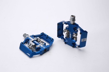 Pedale Duble HT D1 Albastru Royal