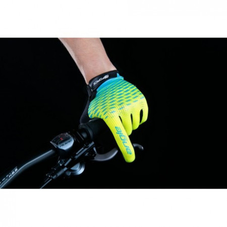 Manusi Force Force MTB Angle, fluo/albastru L