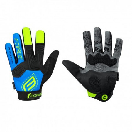 Manusi MTB Force Autonomy negru/albastru XXL