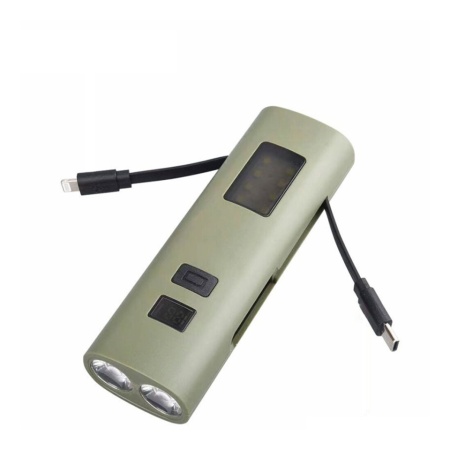 Far reincarcabil Fivestars Power Light PBL-6400, powerbank 6400 mAh, USB Type-C, negru - Img 2