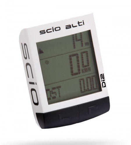 CICLOCOMPUTER PRO SCIO ALTI ANT+ DI2 WIRELESS, 23 FUNCTIONS, WHITE