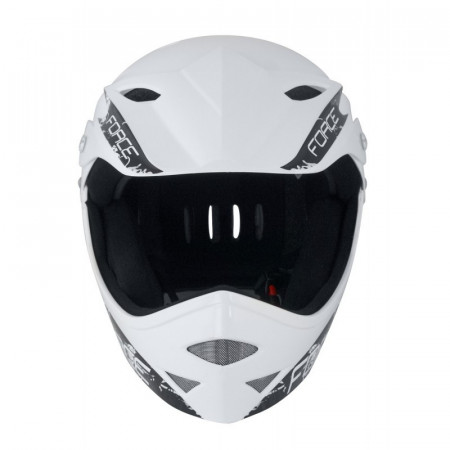 Casca Force Downhill Junior Alb Mat ,S/M - Img 2